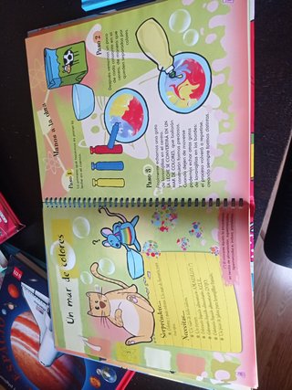 Dos libros de experimentos para niños