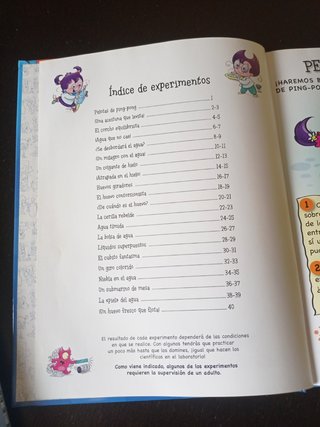 Dos libros de experimentos para niños