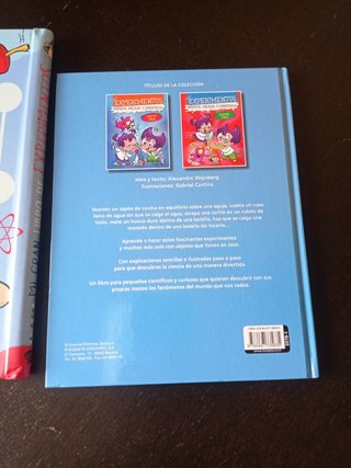 Dos libros de experimentos para niños