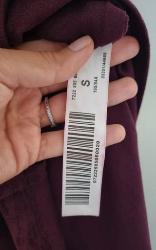 Vestido antelina de Stradivarius 