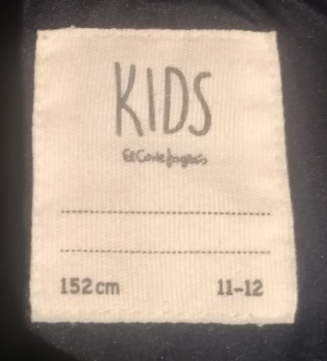 CHAQUETA COLEGIO NIÑA TALLA 11-12 AÑOS