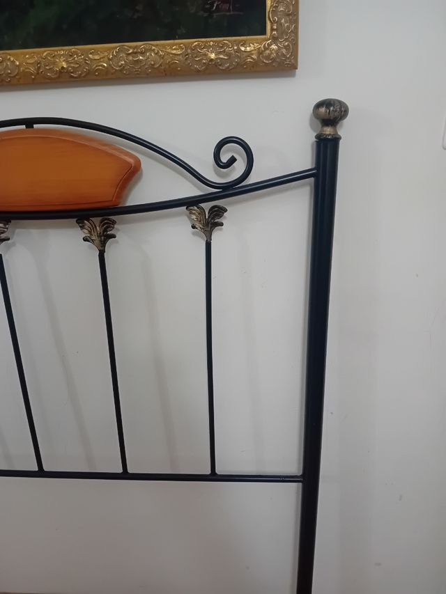 Cabecero de cama de 90 de forja