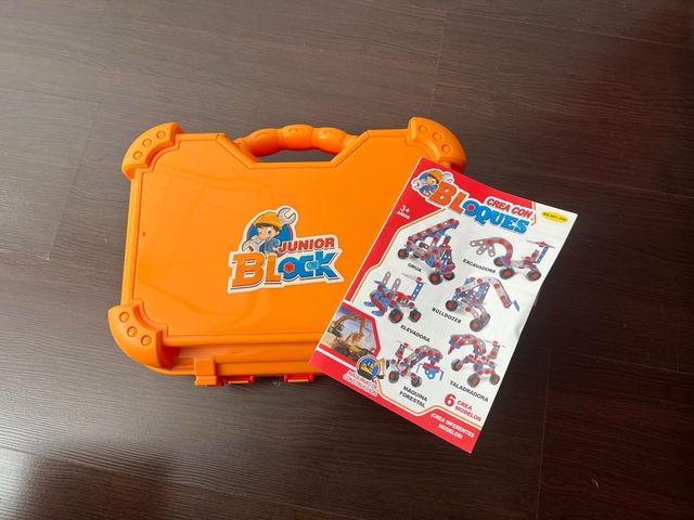 Juego mecano maletín Junior Block Maquinaria 6 en