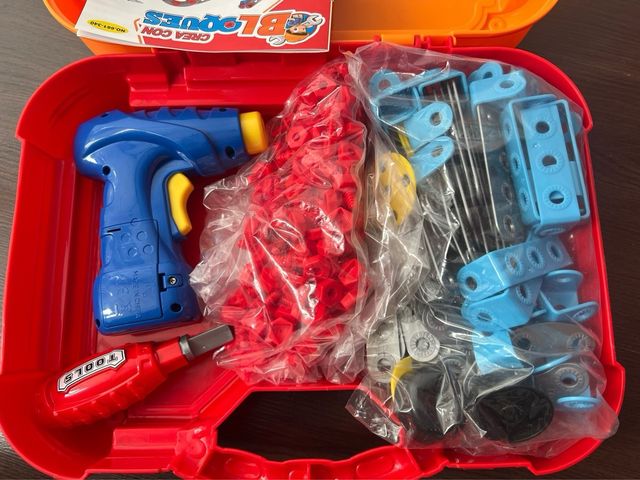 Juego mecano maletín Junior Block Maquinaria 6 en