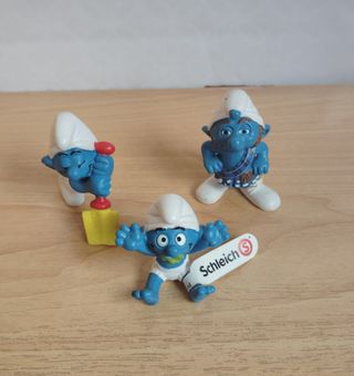 Pitufos variados de Schleich.