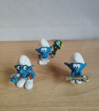 Pitufos variados de Schleich.