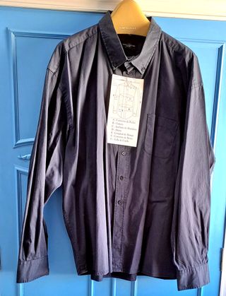 Camisa Talla Grande 916-AZUL-ML