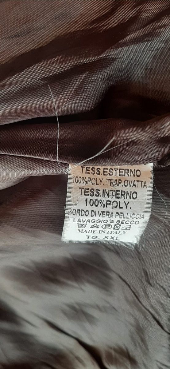 Cappotto donna Made in Italy imbottito mai usato