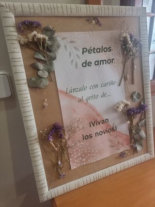 Cuadro para boda 40×50