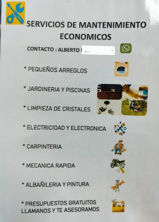 manitas y mantenimiento