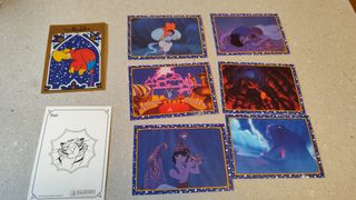 Aladdin trading cards lote