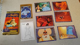 Aladdin trading cards lote