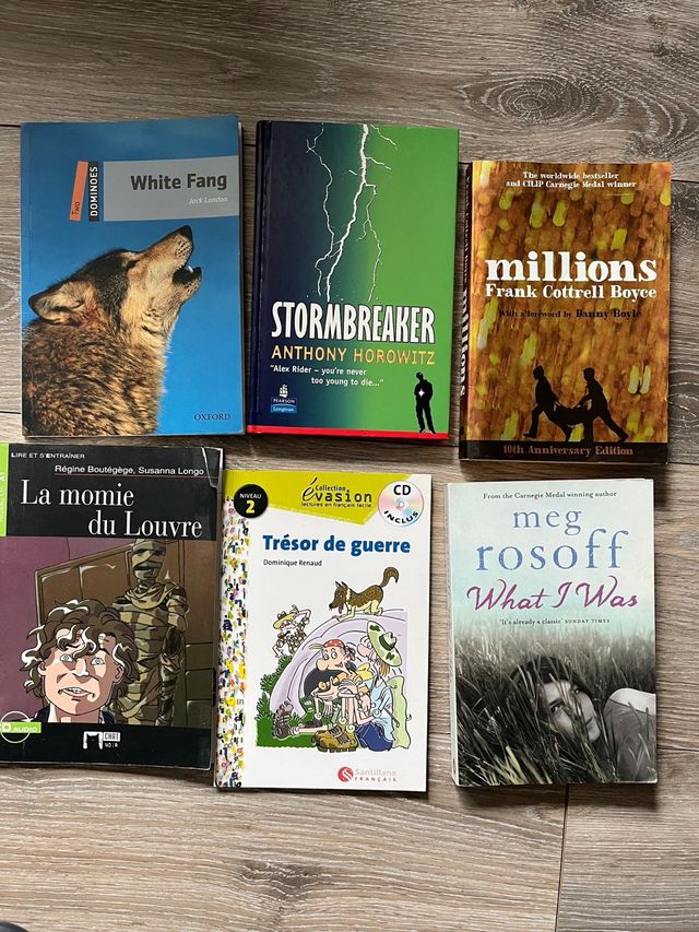 Libros lectura ingles y frances