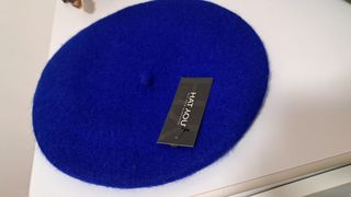 Cappello basco blu elettrico Nuovo 