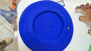 Cappello basco blu elettrico Nuovo 