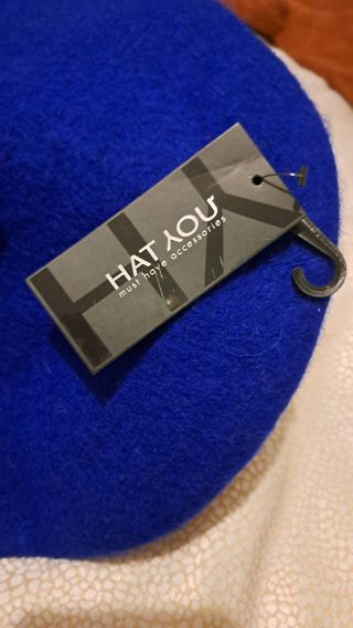 Cappello basco blu elettrico Nuovo 