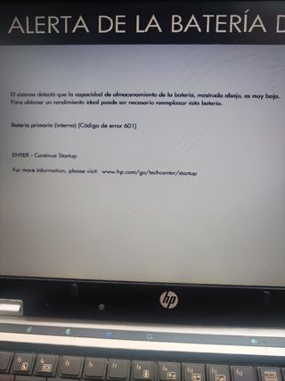 Portátil HP procesador I7  