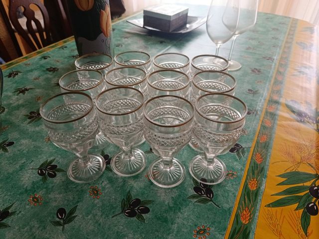 Copas de cristal vintage