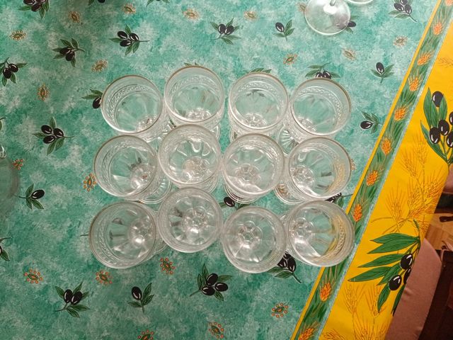 Copas de cristal vintage