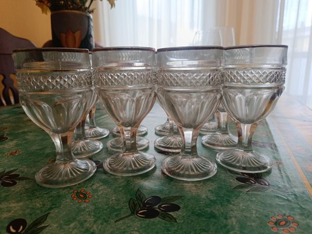 Copas de cristal vintage