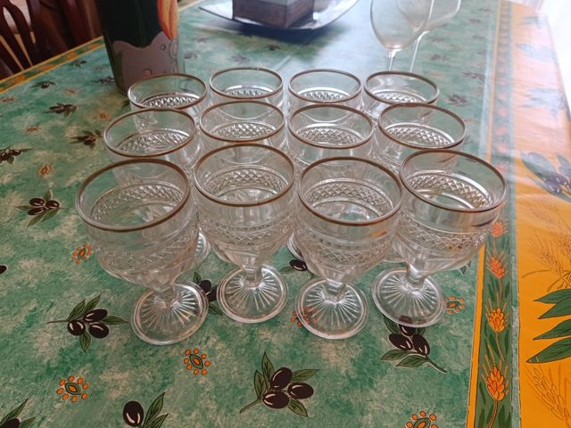 Copas de cristal vintage