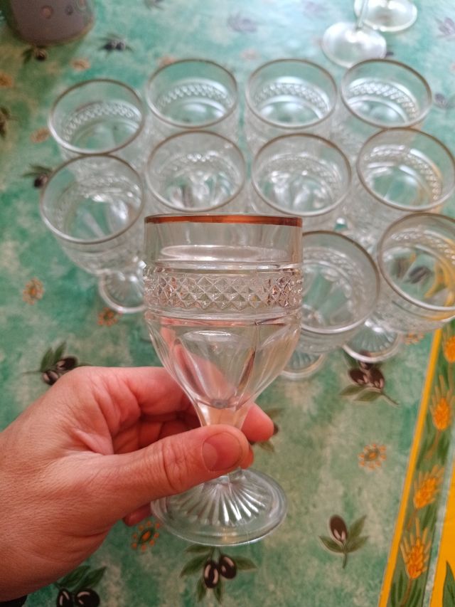 Copas de cristal vintage