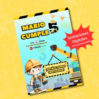 Invitaciones digitales para cumpleaños 