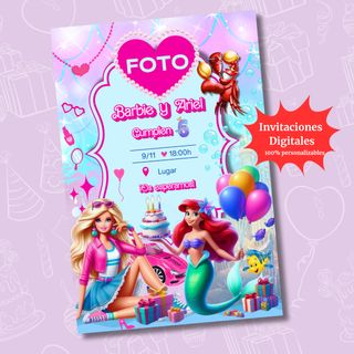 Invitaciones digitales para cumpleaños 