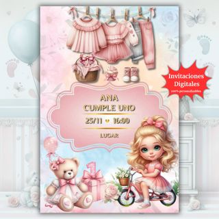 Invitaciones digitales para cumpleaños 