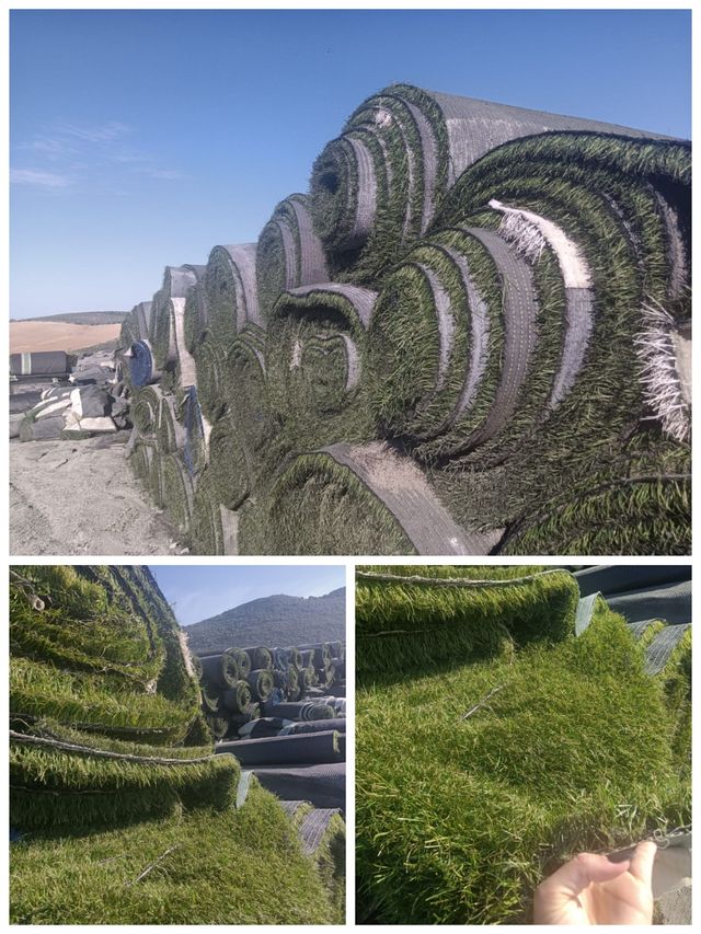 Césped artificial reciclado