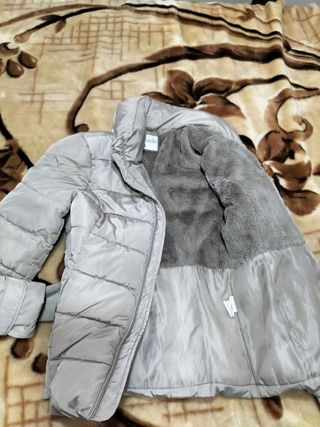Anorak chica L color beig