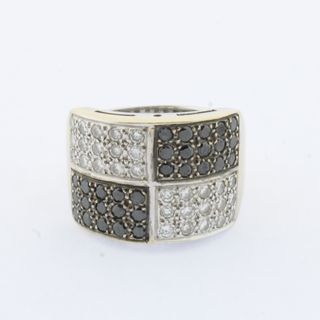 Anillo oro blanco con brillantes
