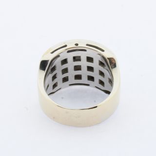 Anillo oro blanco con brillantes