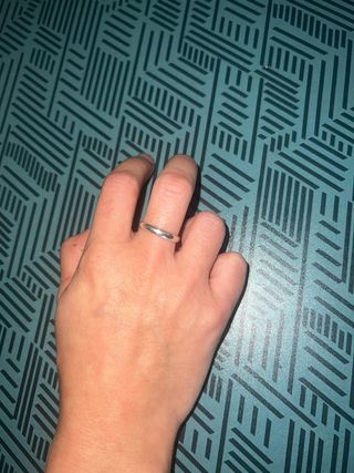 Anillo alianza plata de ley 925