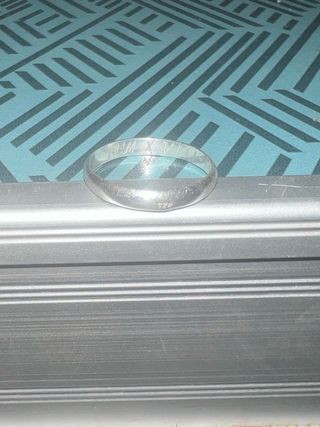 Anillo alianza plata de ley 925
