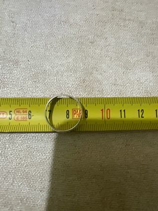 Anillo alianza plata de ley 925
