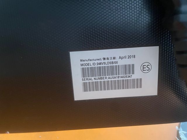 Monitor philips MODELLO ID:248V5LDSB/00