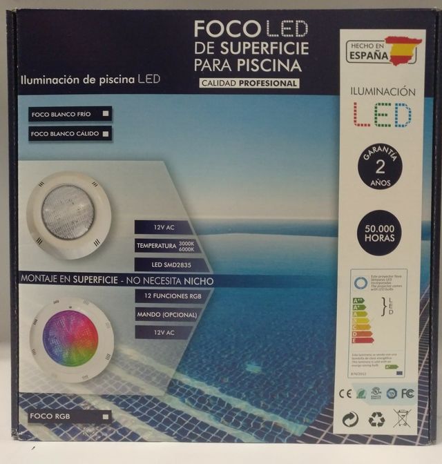 LIQUIDACIÓN RESTO STOCK DE FOCOS PARA PISCINAS