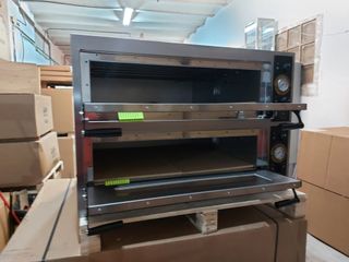 HORNO PARA 4+4 PIZZAS DE 40 CM GLASS 