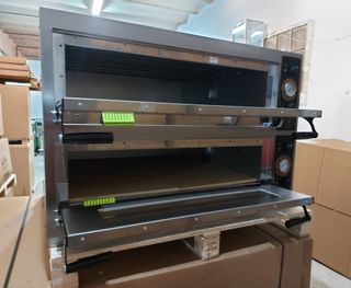 HORNO PARA 4+4 PIZZAS DE 40 CM GLASS 