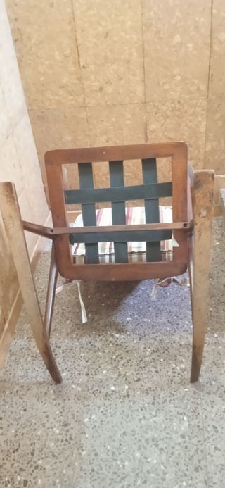 Sillon Mecedora balancin madera para Jardin/interi