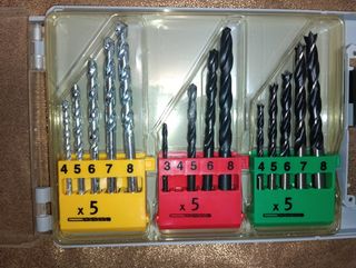 Set de brocas de atornillar.
