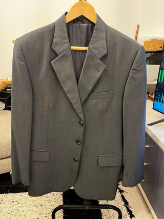 Chaqueta de traje gris oscuro Peter Murray