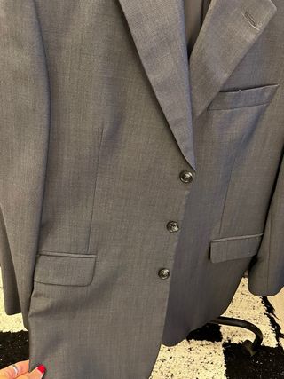 Chaqueta de traje gris oscuro Peter Murray