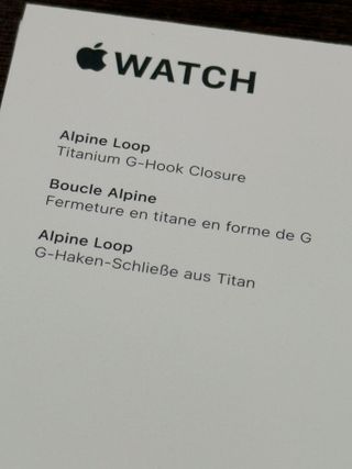 Apple Watch ULTRA 2 49mm. Alpine Loop Talla L