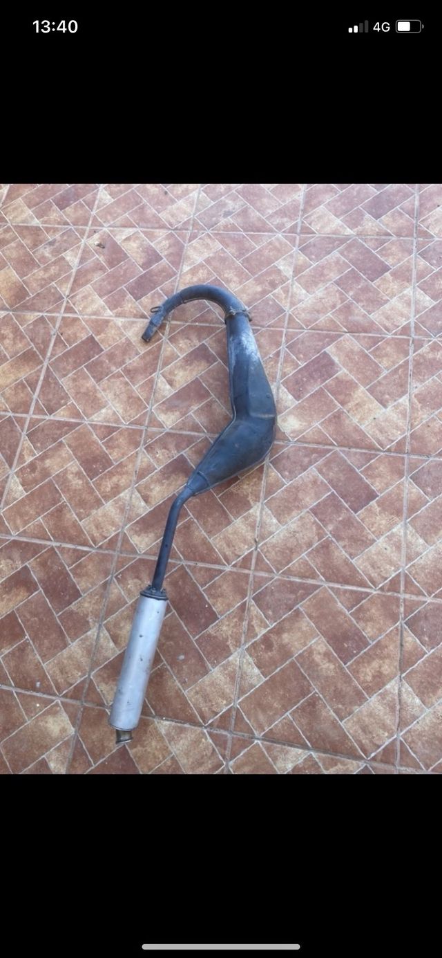 tubo de escape rieju rs2