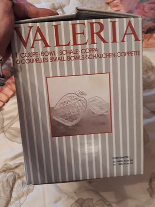 Servizio da Macedonia più vassoio in acciaio