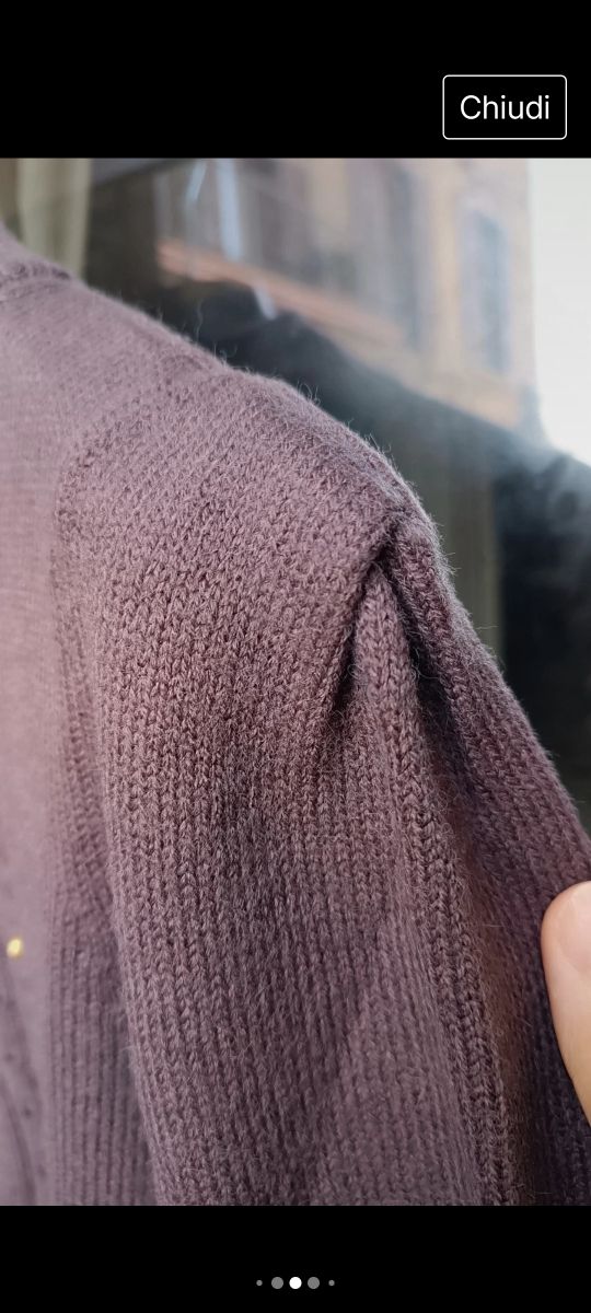 Maglione donna marrone