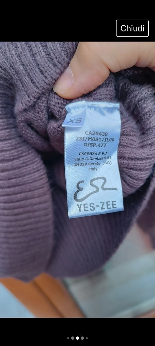 Maglione donna marrone