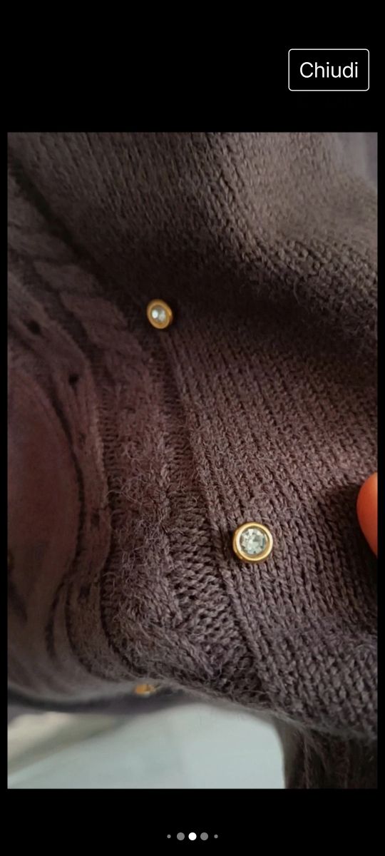 Maglione donna marrone